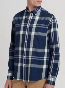 FARAH Cedella Long Sleeve Checked Shirt XL