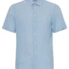 CASUAL FRIDAY Sky Linen Short Sleeve Shirt XL -The Sleek Ward Sales tuc144228573 Blue R Z001A