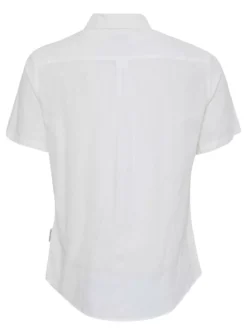 CASUAL FRIDAY White Linen Short Sleeve Shirt XXL 8 CASUAL FRIDAY White Linen Short Sleeve Shirt XXL -The Sleek Ward Sales tuc144228661 White R Z005A