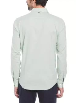 ORIGINAL PENGUIN Ls Oxford Stretch Shirt S -The Sleek Ward Sales tuc144240919 Green R Z002A