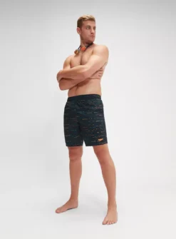 SPEEDO Mens XPRESS LITE Allover18" Watershort L 9 SPEEDO Mens XPRESS LITE Allover18" Watershort L -The Sleek Ward Sales tuc144266465 Black R Z002A 1