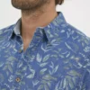 FATFACE Indigo Leaf Print Shirt XXXL -The Sleek Ward Sales tuc144325728 Blue R Z003A