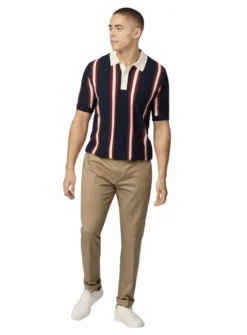 BEN SHERMAN Mod Knitted Rugby Top XL
