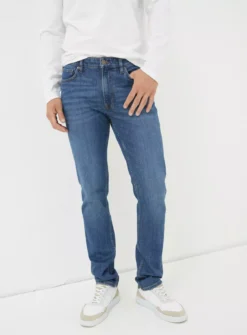 FATFACE Slim Fit Jeans Stone Wash 28