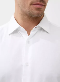 FRENCH CONNECTION Dobby Texture Shirt XXL -The Sleek Ward Sales tuc144494652 White R Z004A 1