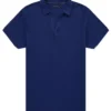 FRENCH CONNECTION Short Sleeve Ottoman Polo Shirt XXL -The Sleek Ward Sales tuc144497036 Navy R Z005A