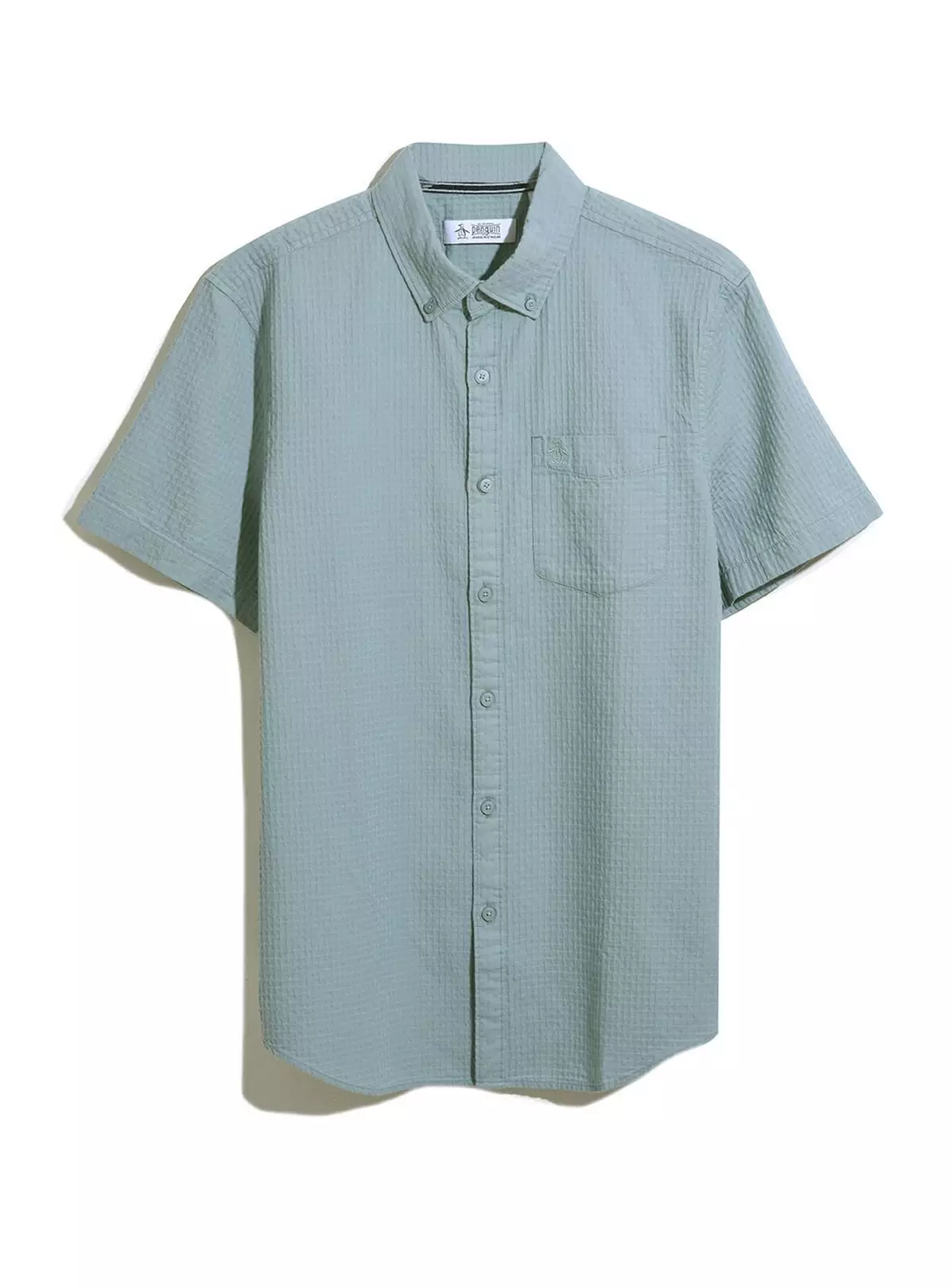 ORIGINAL PENGUIN Short Sleeve Cotton Textured Shirt S 3 ORIGINAL PENGUIN Short Sleeve Cotton Textured Shirt S