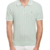 ORIGINAL PENGUIN Cashmere Like Cotton 1/4 Zip Polo XXL -The Sleek Ward Sales tuc144526706 Green R Z001A